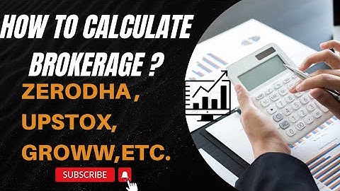 How To Calculate Brokerage Online |Brokerage Calculator Online|