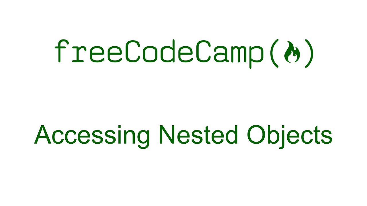Nested objects. FREECODECAMP. Code Camp. Access object properties in JAVASCRIPT Dot and Brackets.