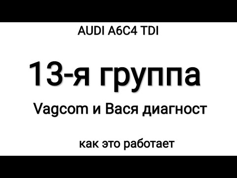 13 группа Vagcom или Вася диагност, как это работает?