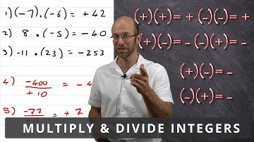 How to MULTIPLY and DIVIDE INTEGERS for Grade 8 Mathematics