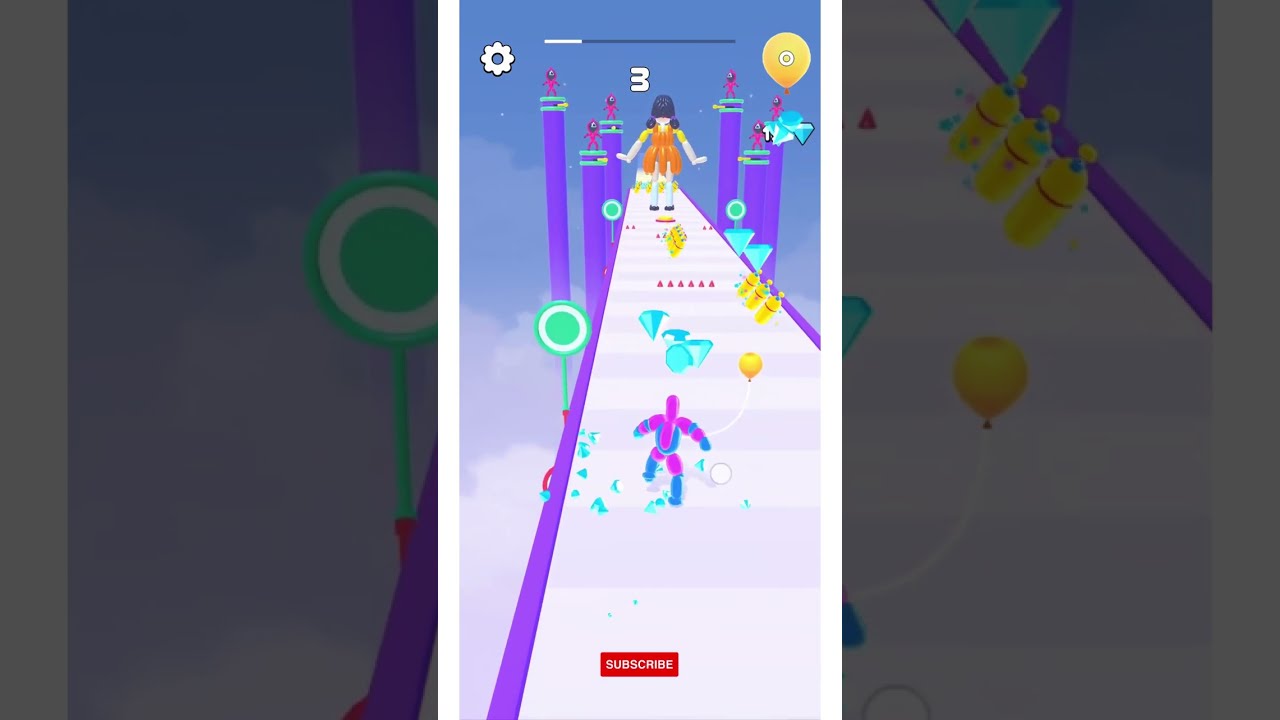 Balloon Pop Runner Gameplay Walkthrough 2 (iOS & Android)