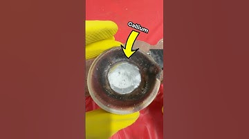 Trying To Destroy A Lock With Gallium #shorts