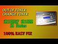 OUT OF TONER CHANGE TONER iR1023iF iR1022 1024 1026 iR series TONER error 100% easy fix