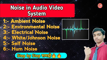 Noise in Audio Video System | Consumer electronics in hindi