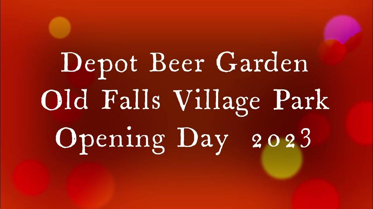 Menomonee Falls Historical Society Depot Beer Garden 2023 YouTube