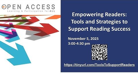 Empowering Readers: Tools and Strategies to Support Reading Success - Session Two