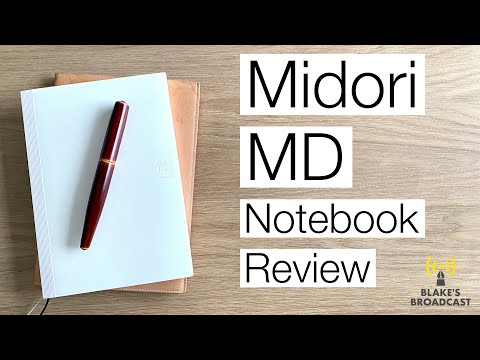 Pen and Notepad Review: Midori MD Fountain Pen, MD A5 Notebook, and MD  Paper Notebook Cover — Macchiato Man