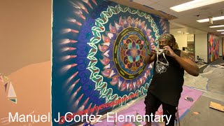 Manuel J. Cortez Elementary School, Murals By Various Artist