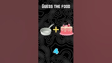 Guess the food by emoji challenge| EMOJI CHALLENGE| EMOJI QUIZ| AI ONE #ai  #riddles  #shorts
