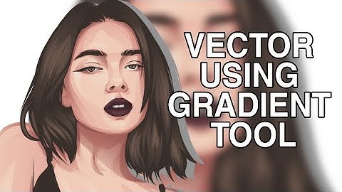 How to cartoon yourself using Gradient Tool |INFINITE DESIGN|