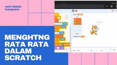 cara menghitung rata rata dalam scratch
