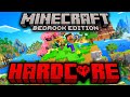 Minecraft Bedrock Hardcore FULL GAME Walkthrough No Commentary 