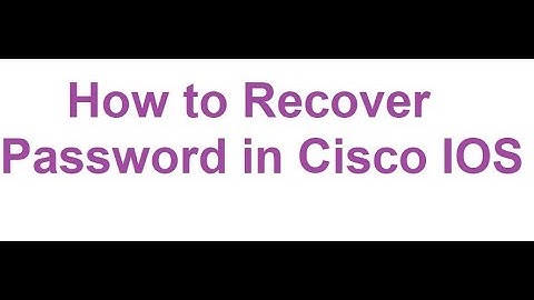 How to Recover Password in Cisco IOS || [TAMIL]
