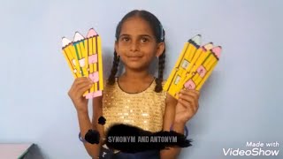 ENGLISH TLM SYNONYM AND ANTONYM GROUP ACTIVITY/Usharani Adusumalli/English Grammar/