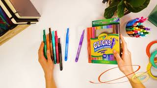 Crayola Clicks Retractable Markers Crayola Product Demo