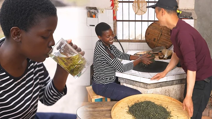 How Tea is made? We're making Handmade Tea at home today, from plucking tea leaves!