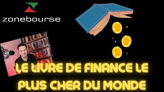 5 leçons du livre de finance le plus cher du monde