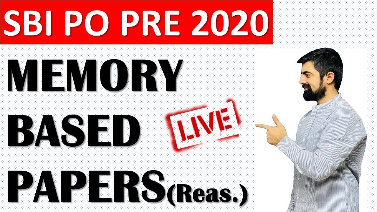 SBI PO PRE 2020 || Memory Based Paper (2018) || Target 35/35 In Reasoning || By Dhruvasir