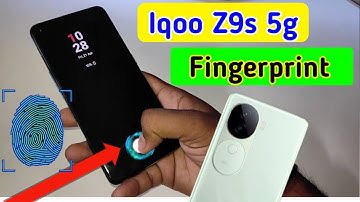 Iqoo z9s 5g display fingerprint setting/Iqoo z9s 5g fingerprint screen lock/fingerprint sensor