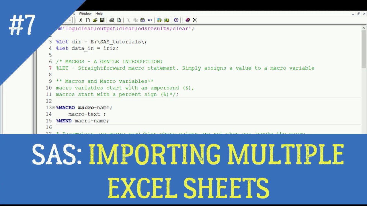 how-to-import-multiple-excel-sheets-into-sas-youtube