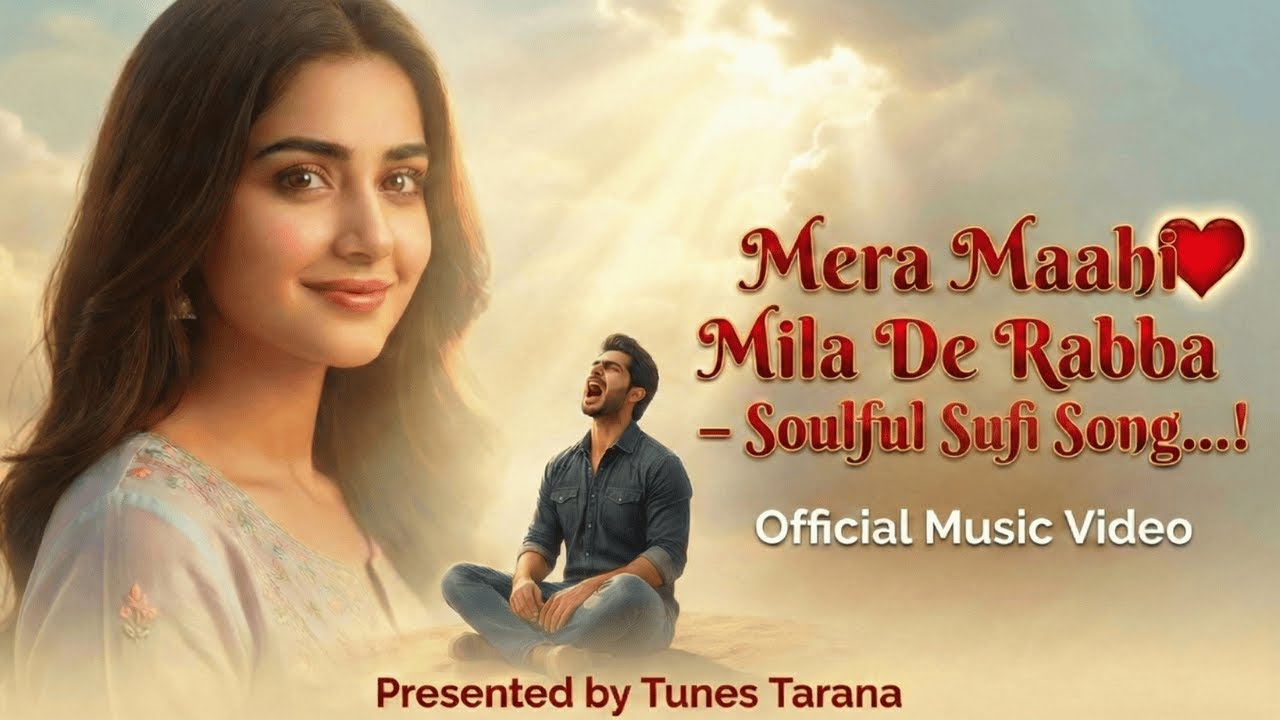 💕💖 Mera Maahi Mila de Rabba | Latest Soulful Sufi style romantic song | Soulful Sufi vibe hindi song