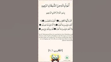 سورة الكافرون تلاوة خاشعة #القرآن_الكريم #ارح_قلبك #راحة_نفسية #اكسبلور #ترند #تيك_توك #حالات_واتس