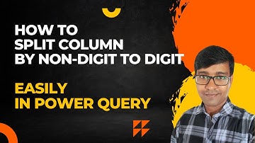 Power Query-Non-Digit to Digit | How to Split Column by Non-Digit to Digit Power Query | Hindi
