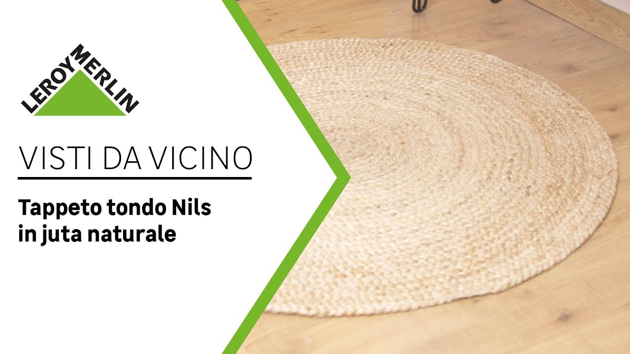 Visti da vicino: tappeto in juta rotondo Nils | Leroy Merlin