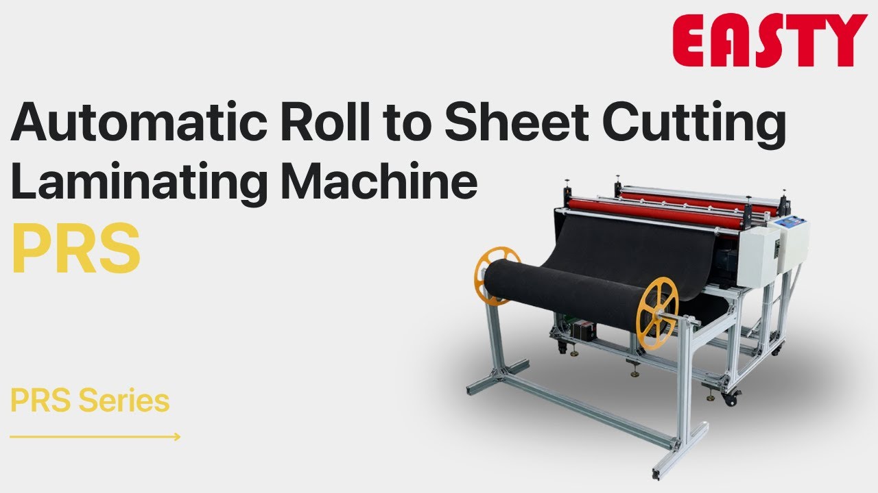 Roll to Sheet Cutting Laminating Machine | Automatic Roll Lamination and Cutting | Easty PRS  cutter