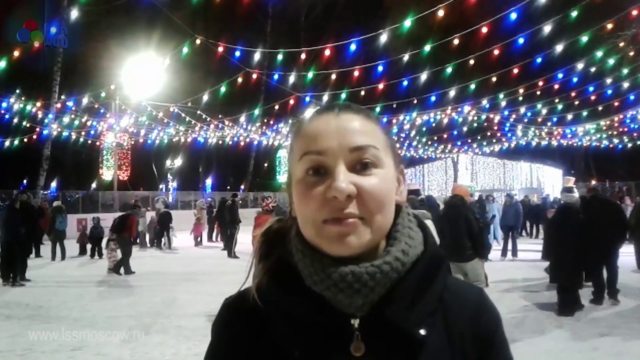 Каток метелица в бабушкинском парке