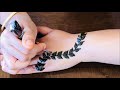 LEAF Mehndi Design || Back Hand Mehndi||How to Draw Leaf 🍃 || Henna leaf Design2019