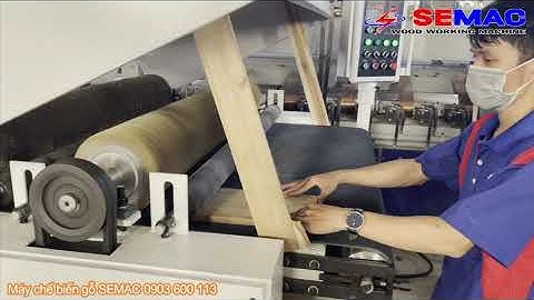 Công nghệ cào cước tạo vân gỗ hiện đại với máy cào cước SMTL 1340 #semac 4 trục 0903600113
