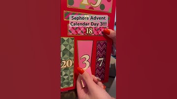 Sephora Favorites Advent Calendar #adventcalendar2025 #makeup #christmas #amika #fyp