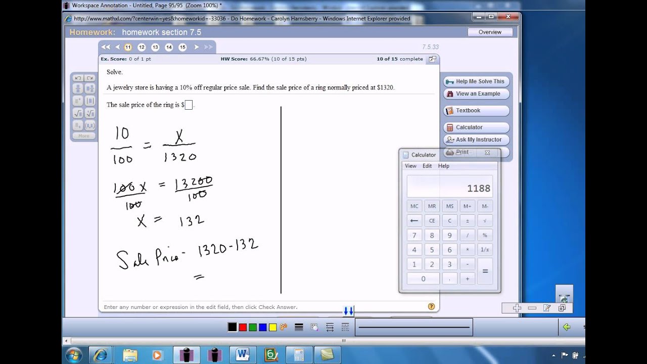 Sec 7.5 Problem 11 - YouTube