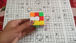 new magic cube trick easy Rubik's cube solve 👍😀 {Rubik's cube solve} Hindi mai cube solve