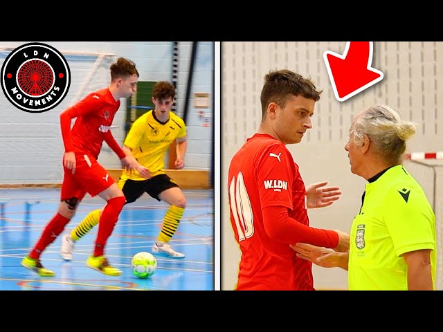 I Played in a PRO FUTSAL MATCH & I Got Caught CHEATING... class=