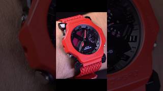 GA-2300 G-Shock in Red Custom #gshock #casio #watch