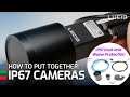 Putting together lucids machine vision ip67 cameras camera cables lens lens tube