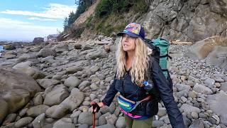 THIS Was NOT Your AVERAGE WALK ON THE BEACH | Backpacking Olympic National Park Washington