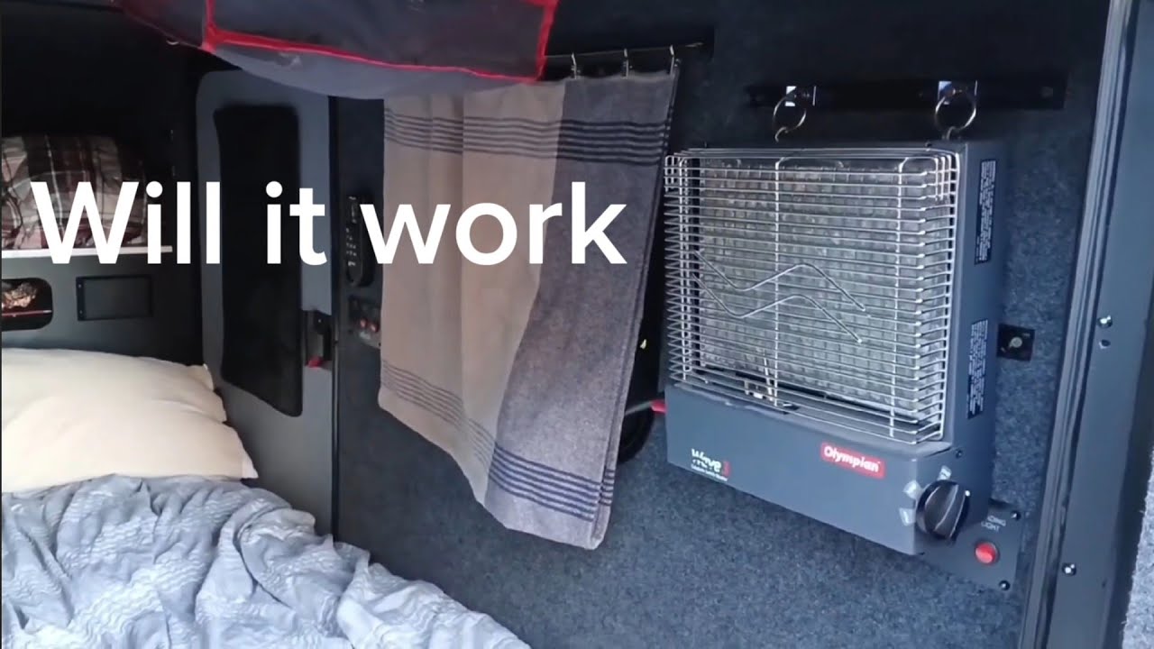 Testing our Wave 3 Catalytic Safety Heater in our tiny camper 