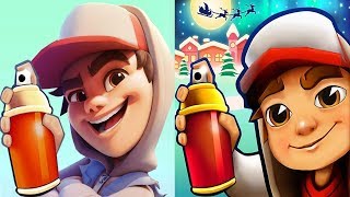 Subway Surfers Christmas 2019 vs 3D JAKE Subway Surf Jungle Adventure Gameplay HD screenshot 3