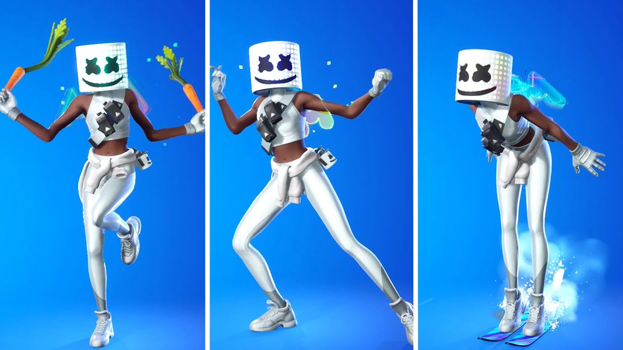 MARSHA Skin with Best Fortnite Dances & Emotes! (Maximum Bounce) YouTube