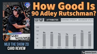 How Good Is 90 Prospects Adley Rutschman? (Card Review From A Top 50 Player) [MLB The Show 20]