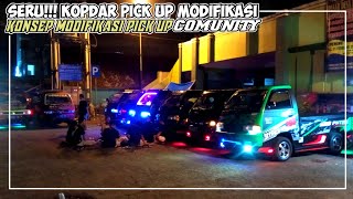 GEMERLAP LAMPU STROBO PICK UP MODIFIKASI