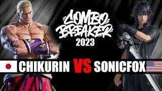 TEKKEN 7 - CHIKURIN (Leroy\/Geese) 🇯🇵 vs SONICFOX (Noctis) COMBO BREAKER 2023