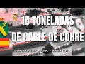 Desarticulada una organización criminal por el robo de más de 15 toneladas de cable de cobre