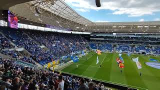 Badnerlied bei der TSG Hoffenheim. 33. BuLi-Spieltag 2021/22. 2:4 gg. Bayer 04.