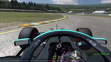 Mercedes F1 W12 Lewis Hamilton Onboard Toban 42.803s Lap