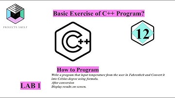 1.16 -- Write a C++ program for Fahrenheit to Celsius  for beginners in Urdu.