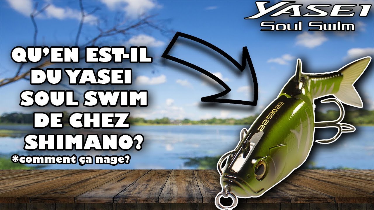 Leurre Dur Shimano Yasei Soul Swim S 23cm - Coulant, Lipless, Pour Brochet, Perche, Sandre